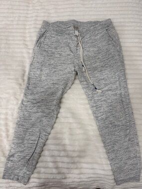 Lucky Brand Gray Heathered Drawstring Joggers